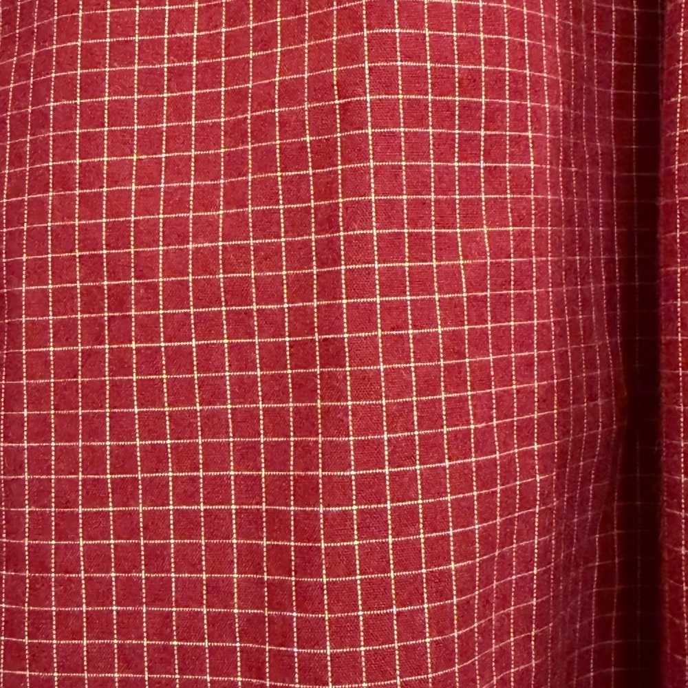 Van Heusen Men’s 3XL  Red Casual Button Down Shirt Long Sleeve - Picture 9 of 11